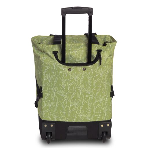 PUNTA wheel Nákupní taška na kolečkách 10008-0700 zelená vytažená rukojeť