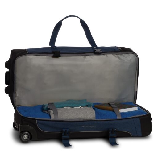 Southwest Cestovní taška na kolečkách Worldpack 10398-0600 tmavě modrá - přihrádka na oblečení