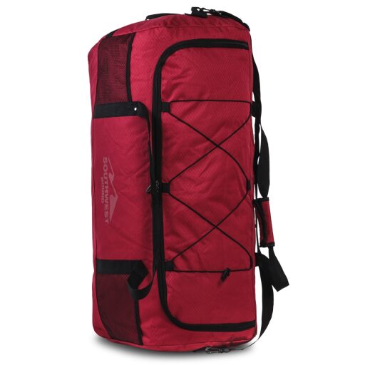 Cestovní taška na kolečkách skládací SOUTHWEST BOUND Budget 90l červená 30361-0200