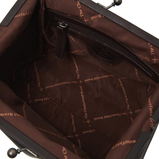 The Chesterfield Brand Dámská kožená kabelka doctor´s bag Chili C48.126901 hnědá - vnitřní prostor kabelky