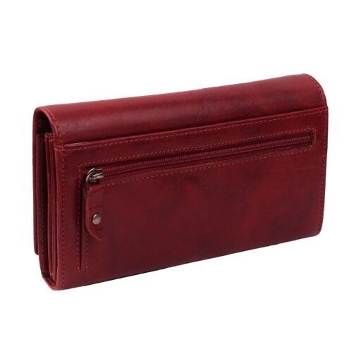 The Chesterfield Brand Dámská kožená peněženka RFID Hampton C08.037304 červená - zadní strana