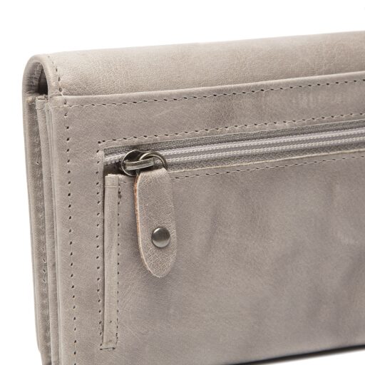 The Chesterfield Brand Dámská kožená peněženka Hampton C08.037308 světle šedá