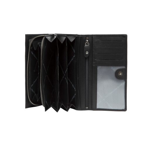 The Chesterfield Brand Dámská kožená peněženka RFID Mirthe C08.017800 černá vnitřní uspořádání