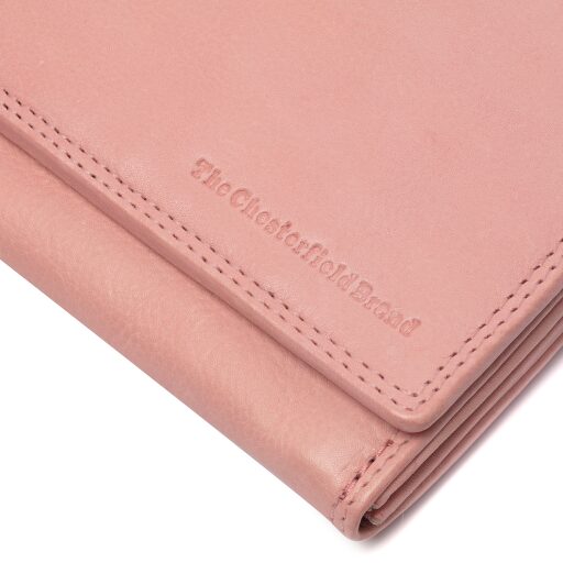 The Chesterfield Brand Dámská kožená peněženka RFID Montreal C08.043609 růžová