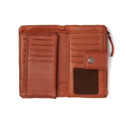 The Chesterfield Brand Dámská kožená peněženka RFID Munster C08.043831 koňaková vnitřní přihrádky