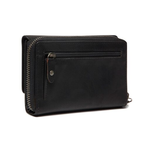The Chesterfield Brand Velká dámská kožená peněženka RFID Rhodos C08.044500 černá zadní přihrádka