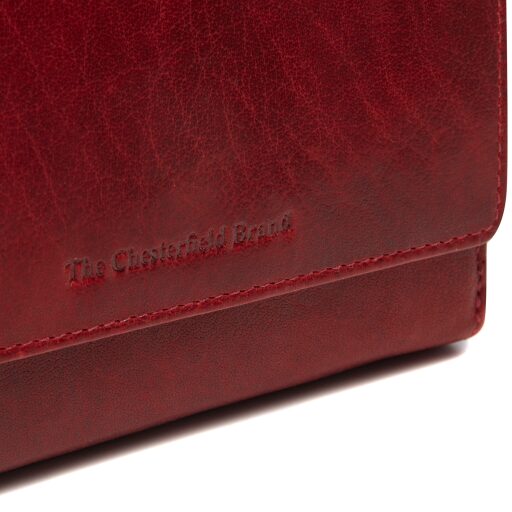 The Chesterfield Brand Dámská kožená peněženka RFID Rhodos C08.044504 červená