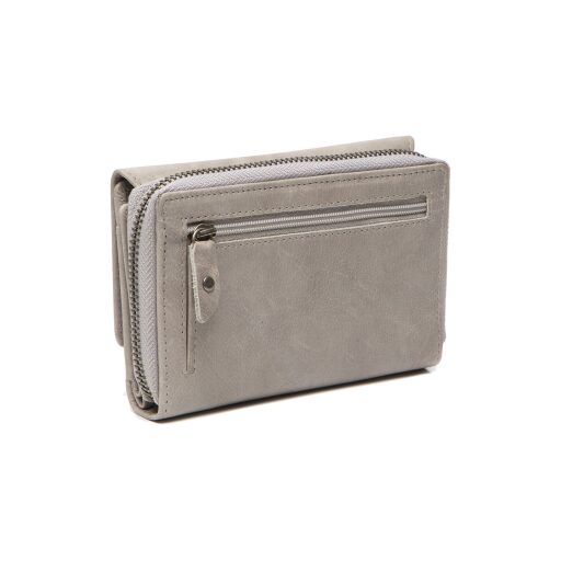 Dámská kožená peněženka Chesterfield Brand Rhodos světle šedá C08.044508 zadní strana