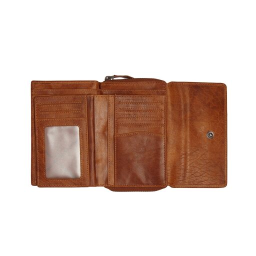 The Chesterfield Brand Dámská kožená peněženka RFID Rhodos C08.044531 koňaková vnitřní přihrádky
