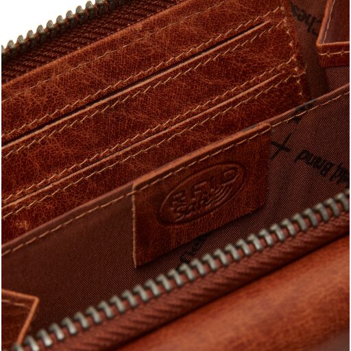 The Chesterfield Brand Dámská kožená peněženka RFID Rhodos C08.044531 koňaková