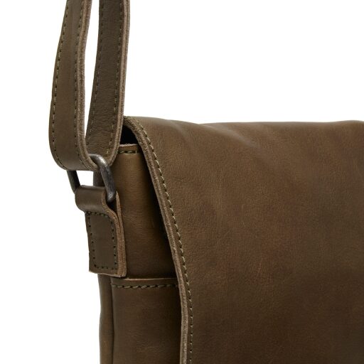 The Chesterfield Brand Dámská kožená taška přes rameno Duncan C48.126402 olivově zelená