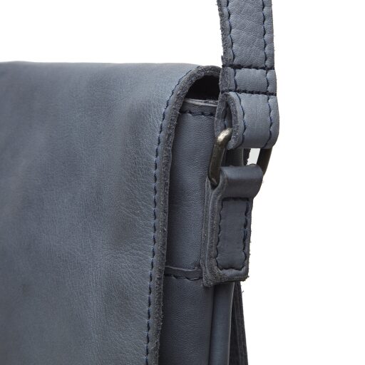 The Chesterfield Brand Dámská kožená taška přes rameno Duncan C48.126410 modrá