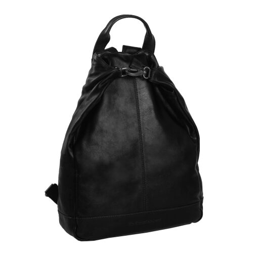 The Chesterfield Brand Dámský kožený batoh do města Manchester C58.014100 černá s přezkou