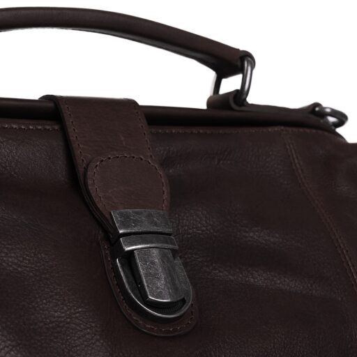The Chesterfield Brand Doktorská kožená taška Shaun C48.111801 hnědá