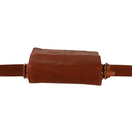 The Chesterfield Brand Klopová kožená taška přes rameno Remy C48.055031 koňak