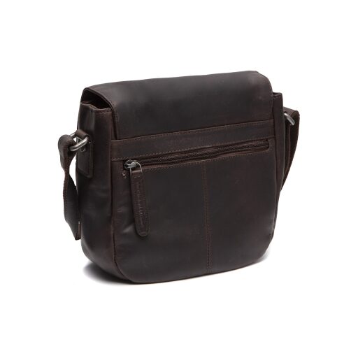 The Chesterfield Brand Klopová kožená taška přes rameno Roman C48.118501 hnědá - zadní strana kabelky