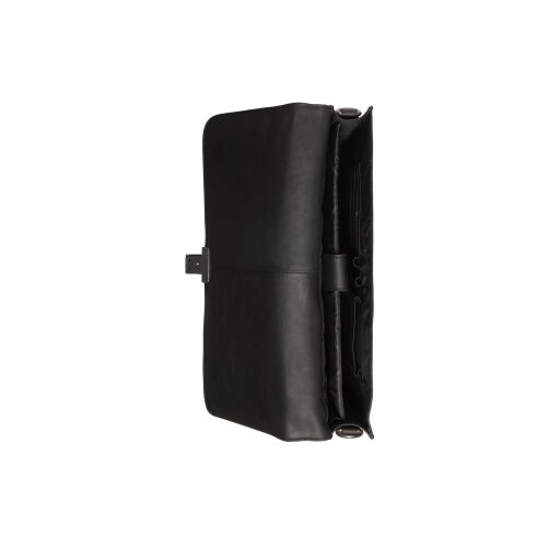 The Chesterfield Brand Kožená business taška na notebook Venice C40.107500 černá - otevřená