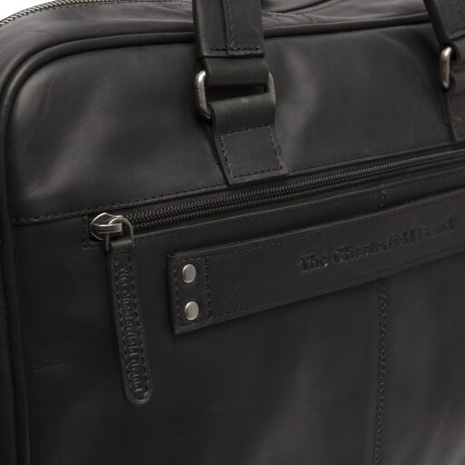 The Chesterfield Brand Kožená byznys taška na notebook 15" Singapore C40.107000 černá