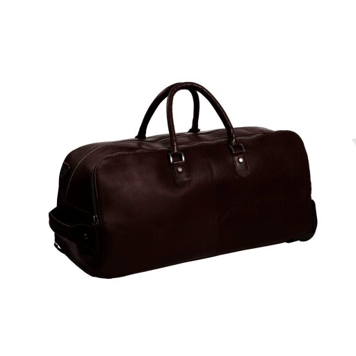 The Chesterfield Brand Kožená cestovní taška na kolečkách C20.002701 JAYVEN hnědá