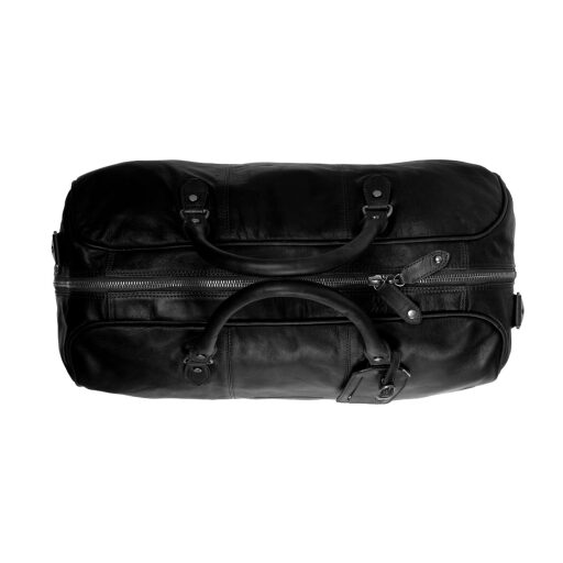 The Chesterfield Brand Kožená cestovní taška - weekender C20.000400 William černá