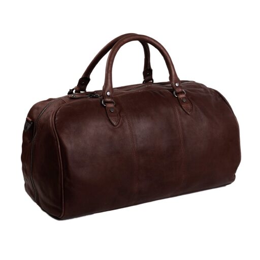 The Chesterfield Brand Kožená cestovní taška - weekender C20.000401 William hnědá zadní strana
