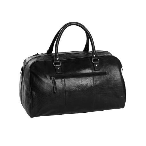 The Chesterfield Brand Kožená cestovní taška - weekender C20.003000 Munich černá zadní strana