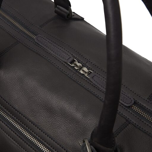 The Chesterfield Brand Kožená cestovní taška / weekender Lorenzo C20.004600 černá