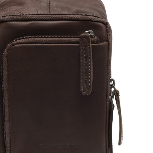 The Chesterfield Brand Kožená crossbody taška Riga C58.028401 hnědá detail