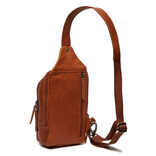 The Chesterfield Brand Kožená crossbody taška Riga C58.028431 koňaková  zadní strana