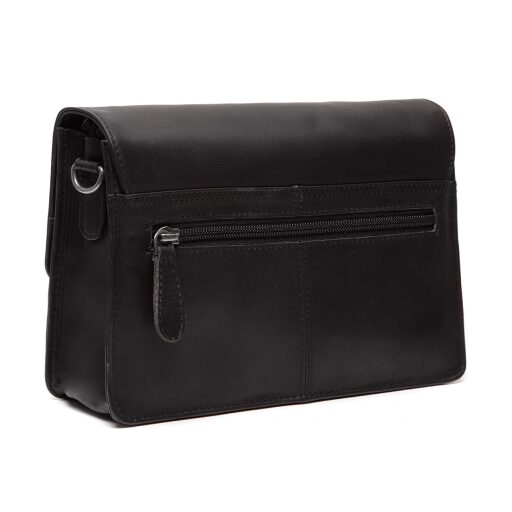 Dámská kožená kabelka do ruky i na rameno The Chesterfield Brand Lucca C48.127000 černá - zadní strana