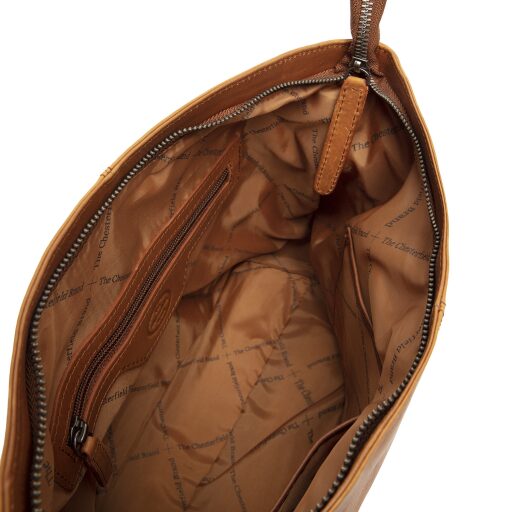 Kožená kabelka přes rameno The Chesterfield Brand  Amelia C48.046831 koňak vnitřní uspořádání