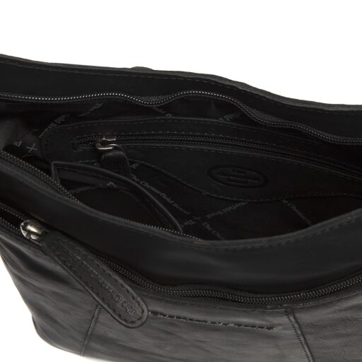 The Chesterfield Brand Kožená kabelka přes rameno Tulum  C48.121500 černá