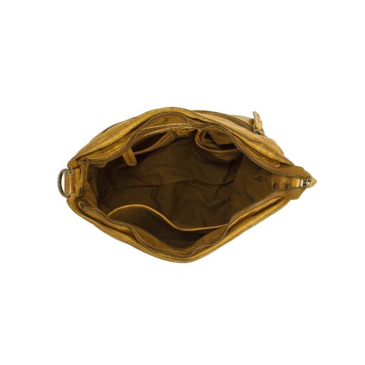 The Chesterfield Brand Kožená kabelka přes rameno vintage Lisa C48.091807 žlutá