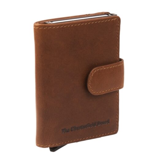The Chesterfield Brand Kožená peněženka - pouzdro na karty RFID C08.038131 Loughton koňak