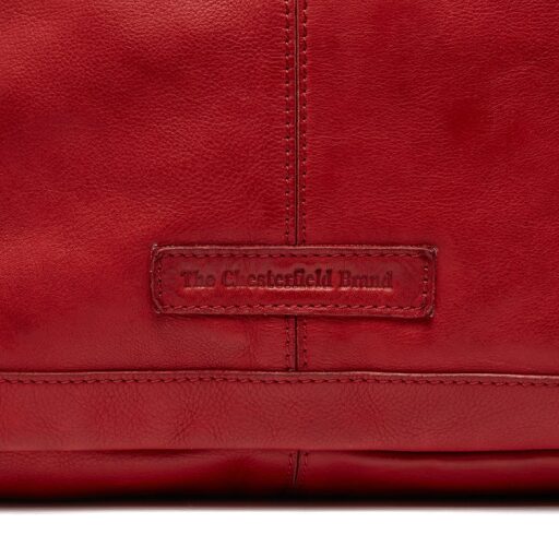 The Chesterfield Brand Kožená shopper kabelka přes rameno Ontario C38.019804 červená