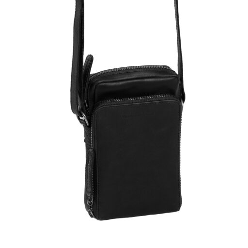 The Chesterfield Brand Kožená taška na doklady a telefon Hamilton C48.116300 černá