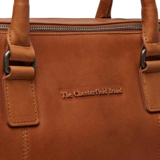 The Chesterfield Brand Kožená business taška přes rameno Salvador C40.106931 koňak  - detail