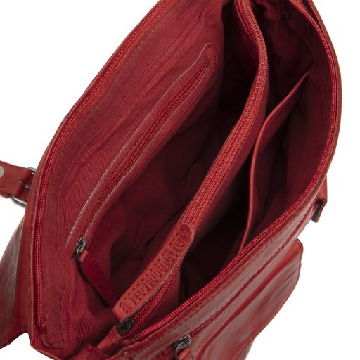 The Chesterfield Brand Kožená taška přes rameno Interlaken C48.126104 červená