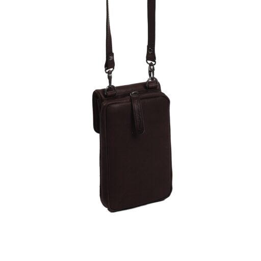 The Chesterfield Brand Kožená taška přes rameno na mobil Anderson  C48.115201 hnědá