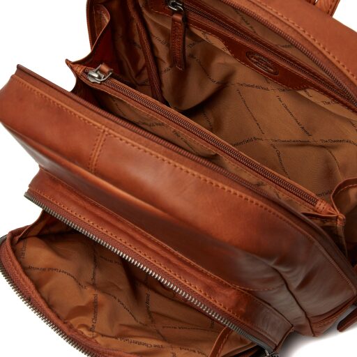 The Chesterfield Brand Kožený batoh do města Santana C58.030000 koňakový vnitřní členění