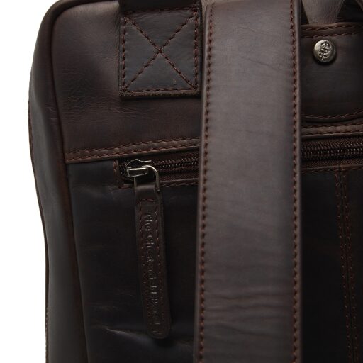 The Chesterfield Brand Kožený batoh s přihrádkou na notebook 13“ Lincoln C58.031801 hnědý - detail