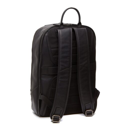 The Chesterfield Brand Kožený batoh s přihrádkou na notebook 15,6“ Bangkok C58.031000 černý - polstrovaná záda s mesh podšívkou