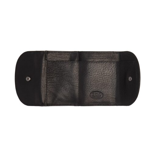 The Chesterfield Brand Malá kožená peněženka RFID Newton C08.043900 černá vnitřní přihrádky