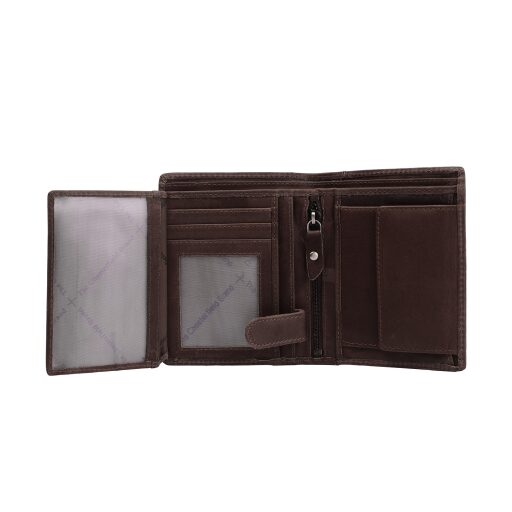 The Chesterfield Brand Pánská kožená peněženka na výšku RFID Ethel C08.040201 hnědá