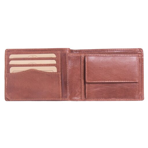 Pánská kožená peněženka The Chesterfield Brand RFID Gill C08.031231 koňak přihrádky