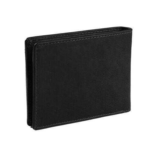 Pánská kožená peněženka RFID The Chesterfield Brand Timo C08.017300 černá zadní strana