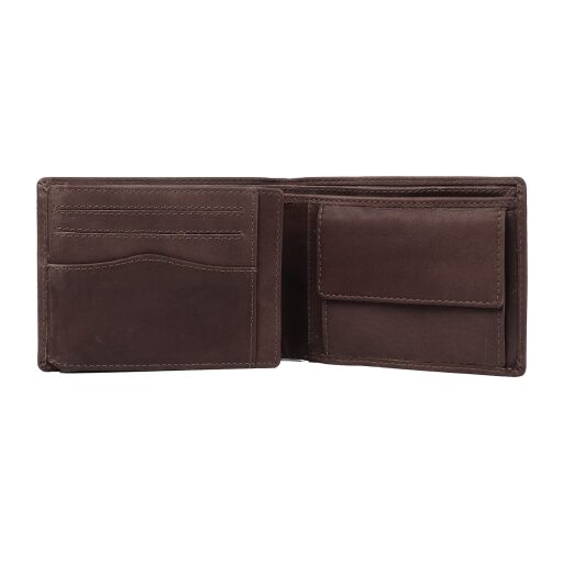 The Chesterfield Brand Pánská kožená peněženka RFID Timo C08.017301 hnědá přihrádky