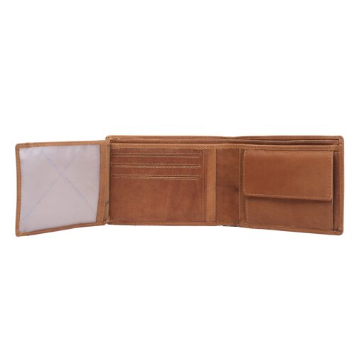 Pánská kožená peněženka RFID The Chesterfield Brand Timo C08.017331 koňak přihrádky