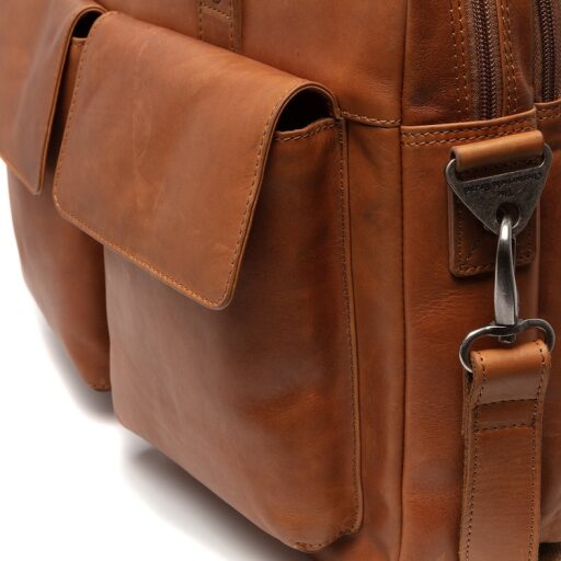 The Chesterfield Brand Pánská kožená taška na notebook 15,6" C40.106731 Newport koňak