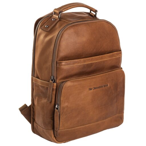 The Chesterfield Brand Pánský kožený batoh na notebook Austin C58.018431 koňak